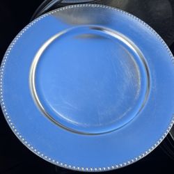 Silver Charger  Plates 