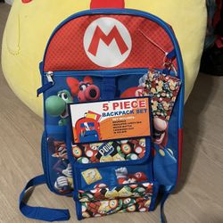 Mario themed backpack 