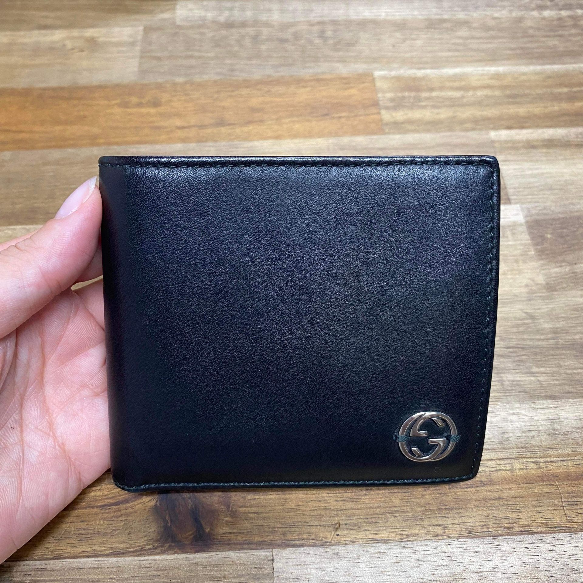 Gucci Wallet/ Black Leather /Men Wallet