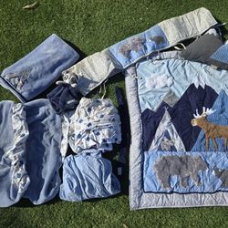 Levtex Baby Boy Crib Bedding Bundle