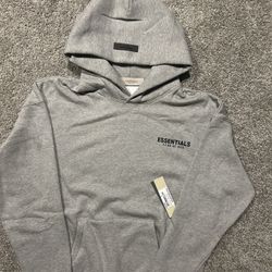 ESSENTIALS Gray Hoodie 