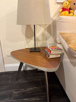 Mid-Century Modern Triangular Side Table