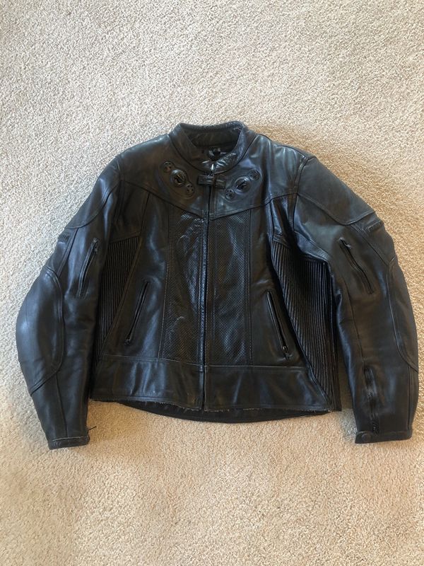 Frank Thomas Leather Motorcycle Jacket Sz L /XL for Sale in Boring, OR ...