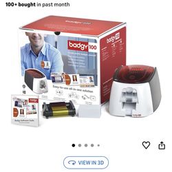 Badgy100 Plastic Card Printer with Badge Studio