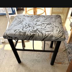 Nice Fabric And Metal vanity  Stool