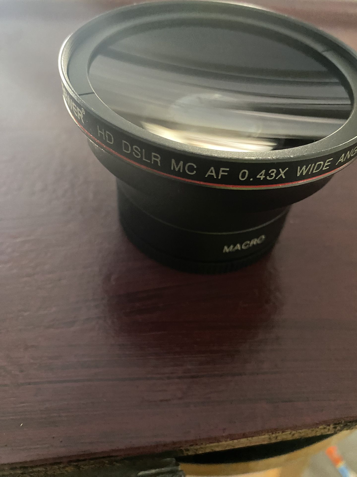 Camera Lens. Neewer Hd Dslr Mc Af.043 Wide Angler Lens