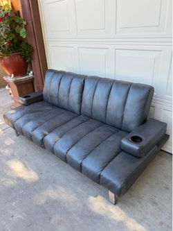 Sofa with cup holders
