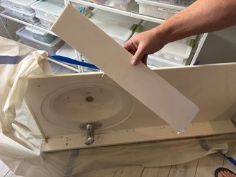 Cultured Marble Countertop with right side sink for bathroom vanity
