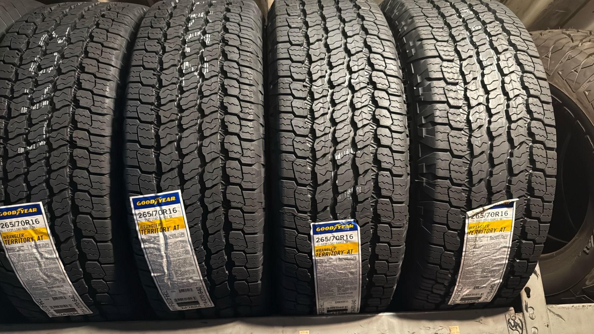 265/70/16 Goodyear Tires 