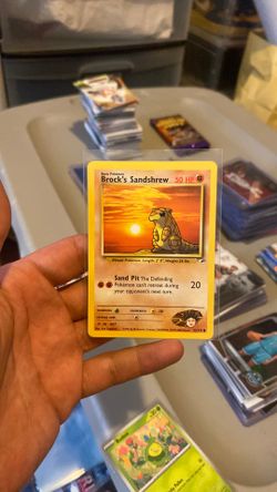 Brock’s Sandshrew #072/132 Gym Heroes NM Pokémon Card