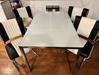 Table and chairs