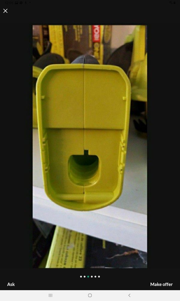 RYOBI VACUUM 18V CORDLESS TOOL ONLY SOLO LA HERRAMIENTA $30 EACH ONE $30 CADA UNA