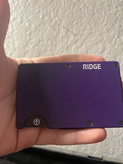 Ridge Slim RFID Blocking Wallet Alaska Twilight New with no box