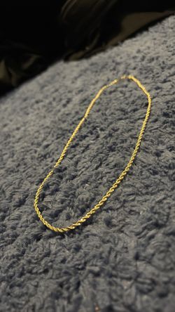 18kt Gold Rope 2mm 19.5” 10g Filled
