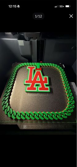 LA Dodgers Hype Chain/ LA/ Dodgers/ Baseball/ MLB/ Mexico/ Sports/ Necklace