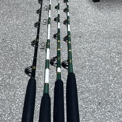 Calstar Custom Wrapped  Trolling Rods