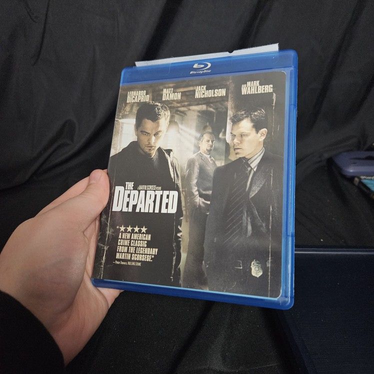 The Departed Blu-ray Mark Wahlberg Jack Nicholson Matt Damon Leonardo DICaprio