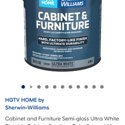 1 Gallon Of Ultra White Cabinet Paint
