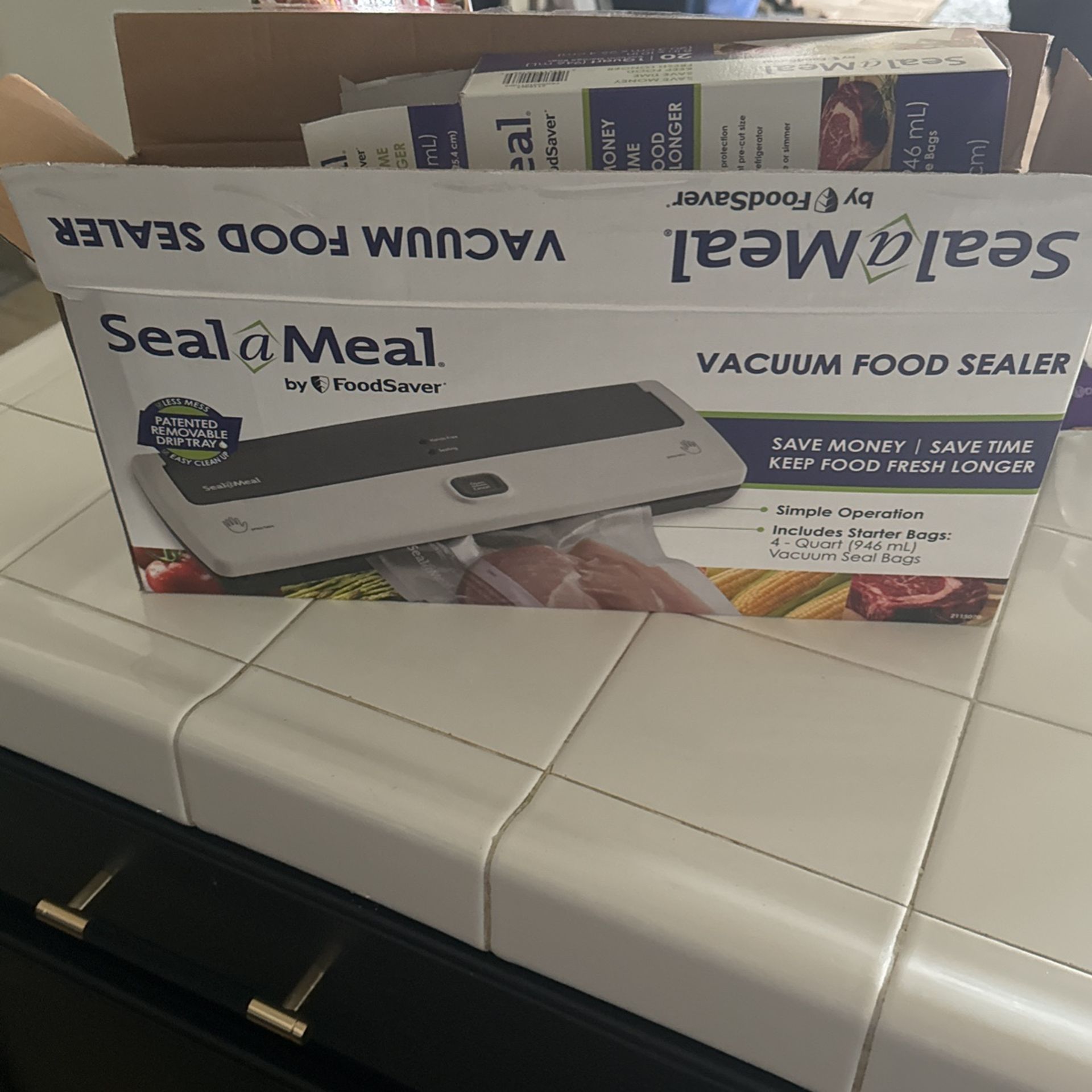 Seal a Meal Food Saver With Extra Bags