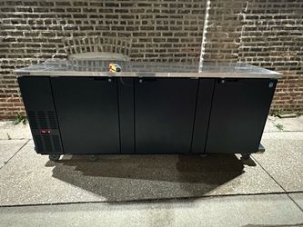 Large Hoshizaki 3 door beer back cooler