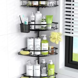 Brand New Corner Shower Caddy Standing: 4-tier