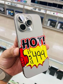 iPhone 15 pro 128gb AT&T cricket