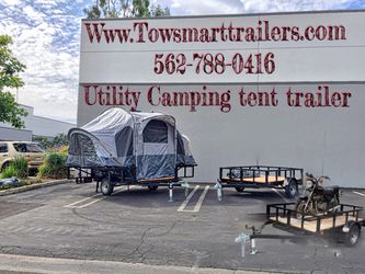 Camping tent trailer
