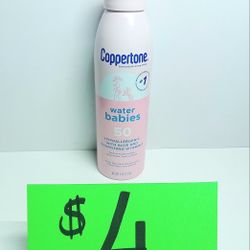 Coppertone Water Babies SPF 50 Sunscreen Spray 