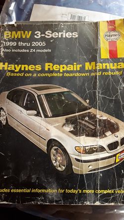 Bmw 3 er series 1999 thru 2005 repair manual