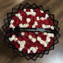 100 Roses Ramo Buchon