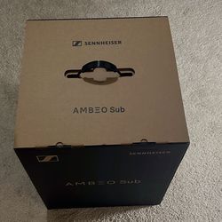 Sennheiser AMBEO SW02 Subwoofer for TV & Music 350W Sub Deep Bass - Black