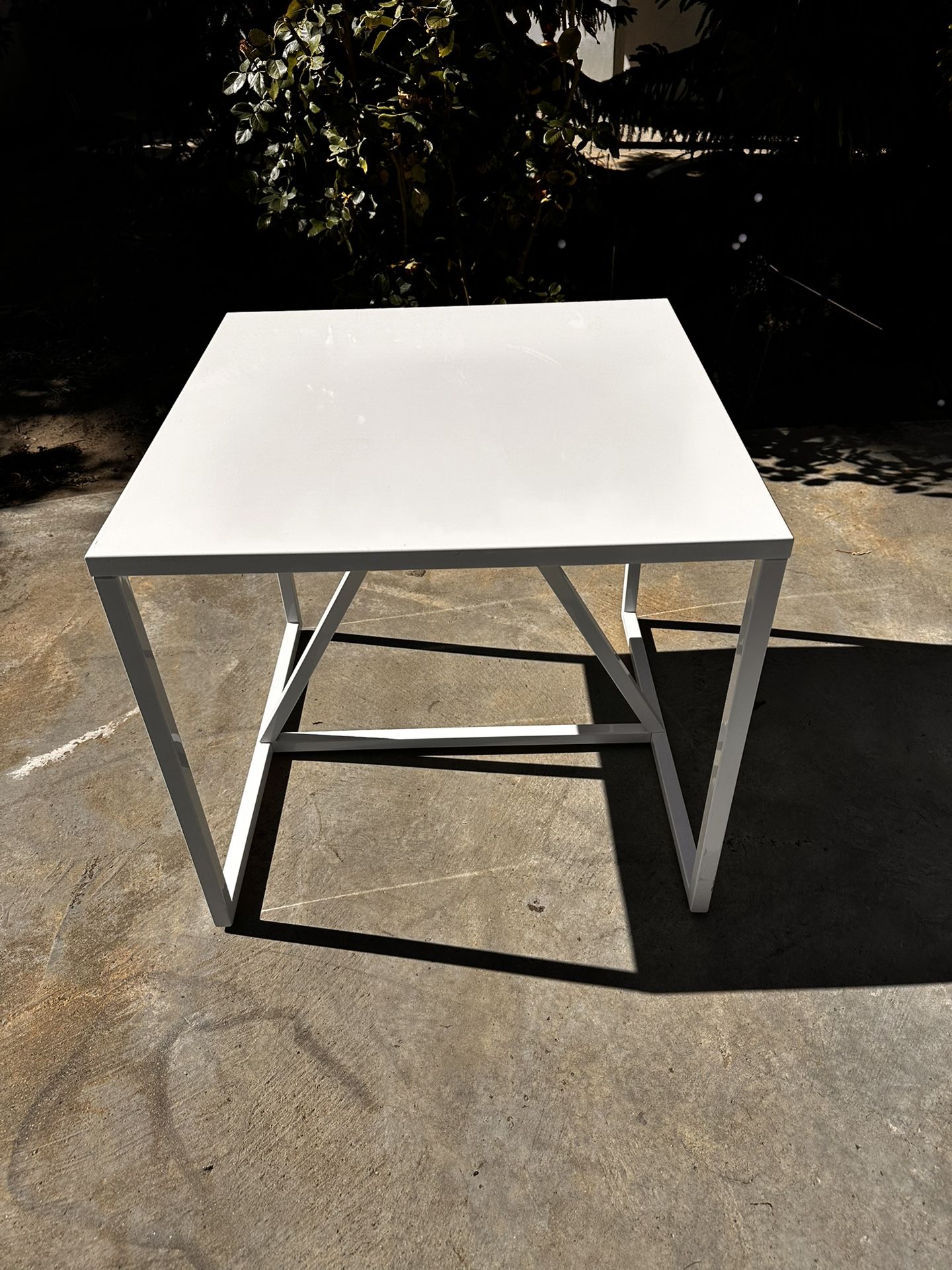 White Side Table