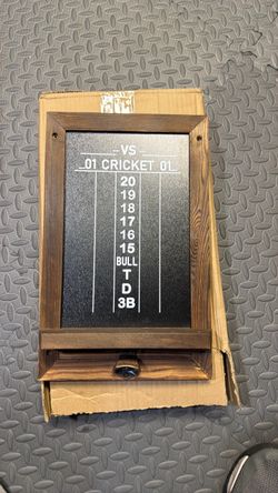 VioraWhite Wood Dart Scoreboard Cricket & 01