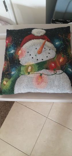 Christmas throw pillow
