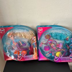 NEW Deluxe Mermaid High Doll Set: Oceanna & Finly ($25 for BOTH Doll Sets)