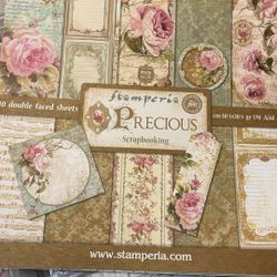 Precious By Stamperia Scrapbooking Paper 