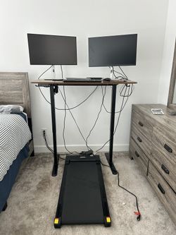 Standing desk And Walking Pad
