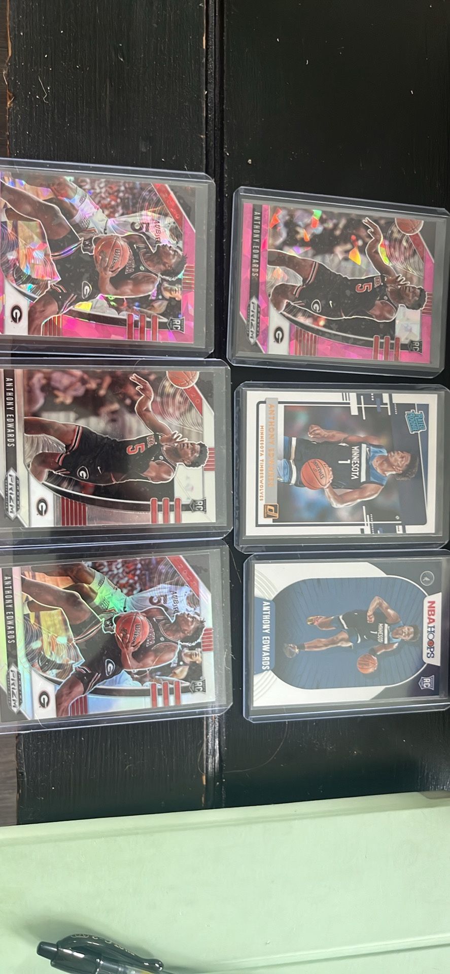 Anthony Edward’s Rookie Card Lot