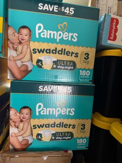 Pampers size 3 $35 each box