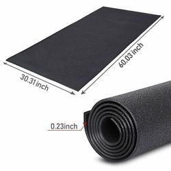 Treadmill May Gym Workout Floor Mat High Density Fitness Exercise Equipment Mats ,exercise Bike , Jump Rope 