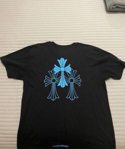 Chrome Hearts blue n black  short Sleeve T-Shirt Sizes S/M/L/XL