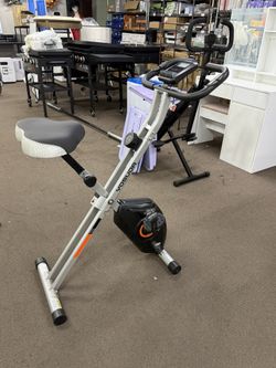 Folding Exercise Bike - Foldable Stationary Bike for Home Gym Workout,380 LBS Capacity and 16-Level Magnetic
