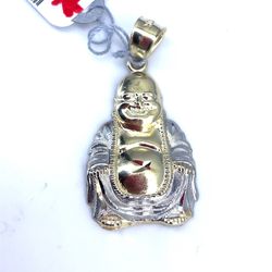 10Kt Two Tone Gold Buddha Pendant 2.46g 200237/20