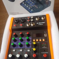 4 Channel Bluetooth Audio Mixer 