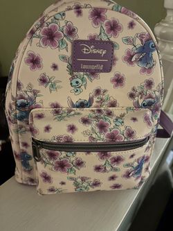 Disney Loungefly Lilo & Stitch Hibiscus Flowers mini backpack
