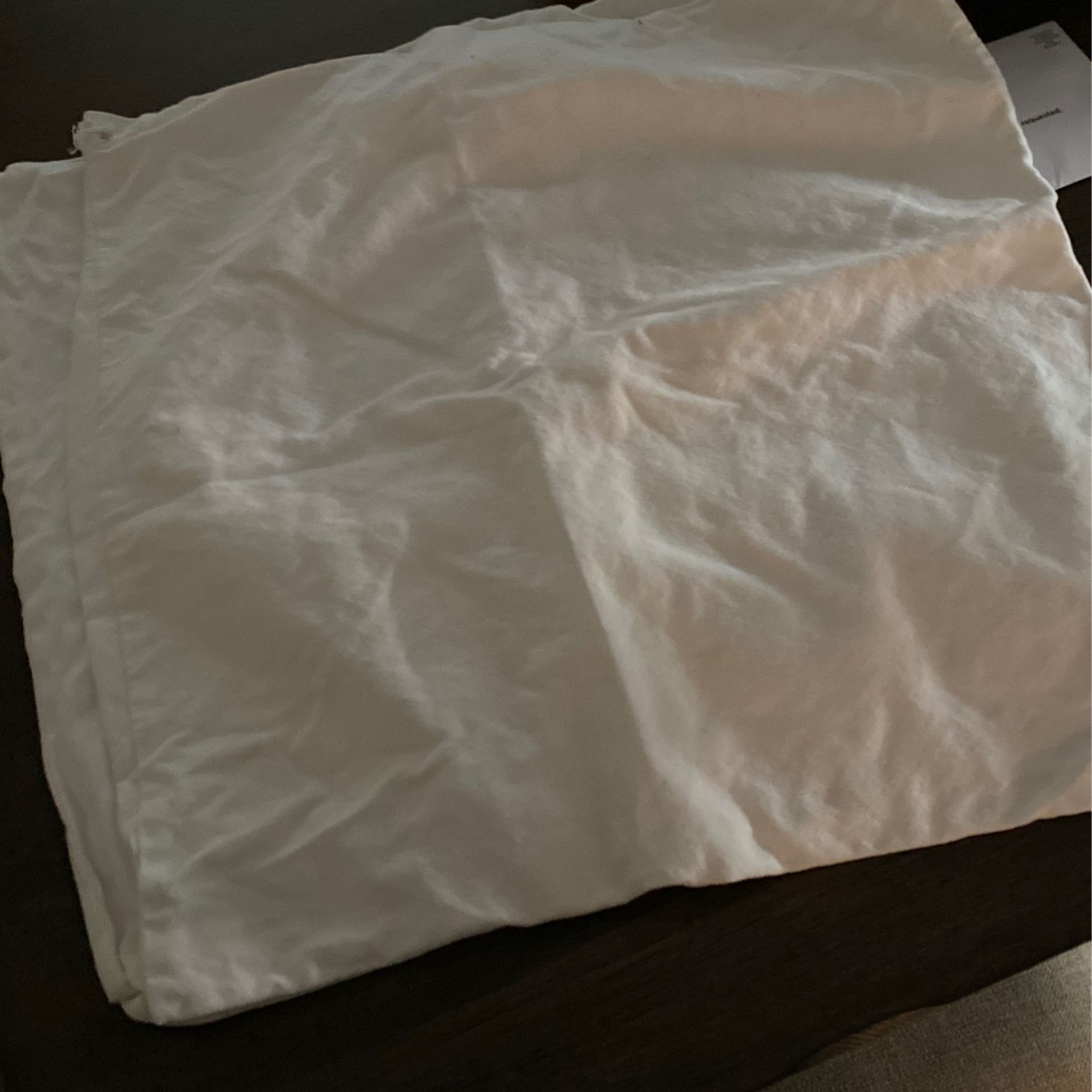 White 20x20” Pillow Cases