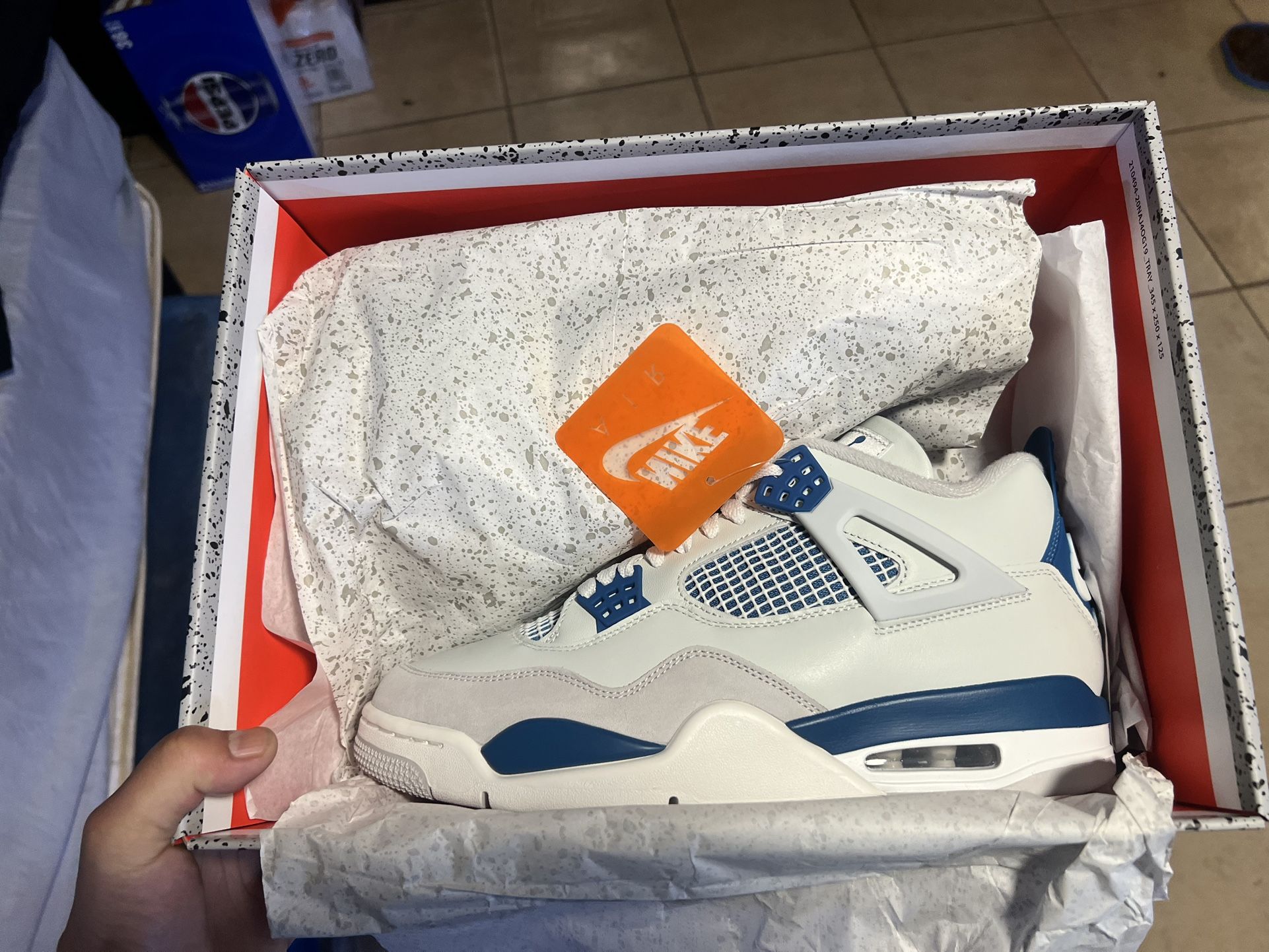 Jordan 4 Military blue DS- 10.5