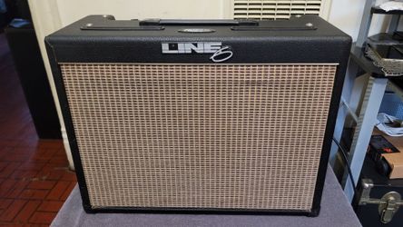 LINE6 FLEXTONE DUO 2x50 WATTS  STEREO DIGITAL MODELING GUITAR COMBO AMPLIFIER 2X10 SPEAKERS BLACK COLOR