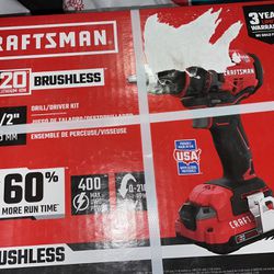 Craftsman Brushless Drill Kit
