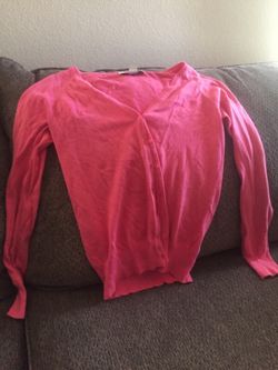 Pink cardigan